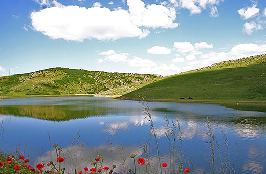 Lake of Sjenica, made of two rivers Vapa and Uvac