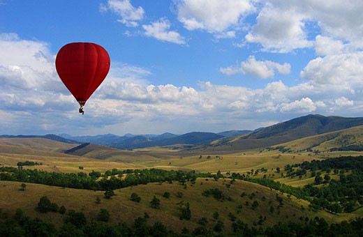 Balloon flight Zlatibor