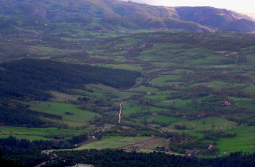 View from mountain Maljen, Divčibare