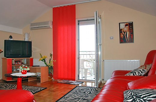 Livingroom, Red apartment - Apartments Makojevic, Vrnjačka banja