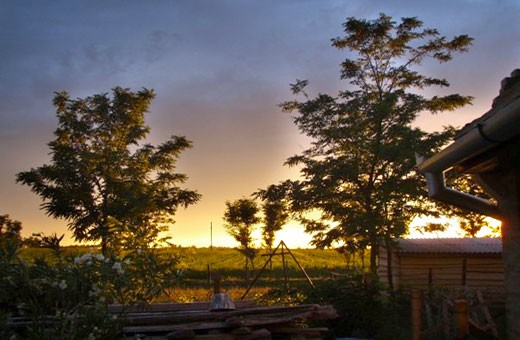 Sunset, Brkin farmhouse - Čenej, Novi Sad