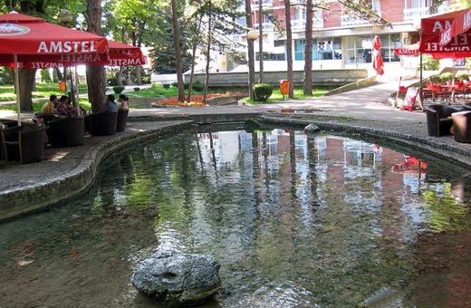 Thermal water in park of Niška Banja