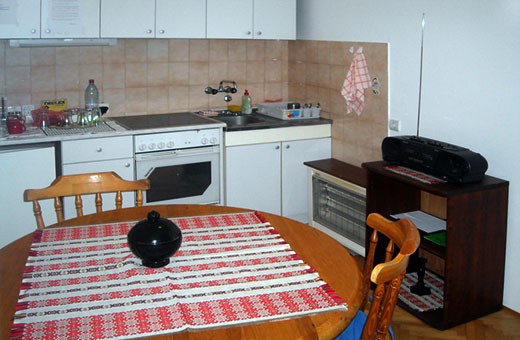 Apartman1 kuhinja, Apartmani Mina - Aranđelovac