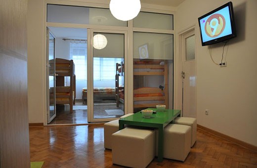 Living room, Hostel Dali - Belgrade