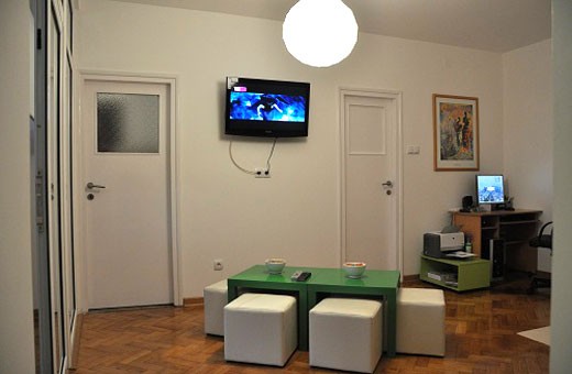 Living room, Hostel Dali - Belgrade