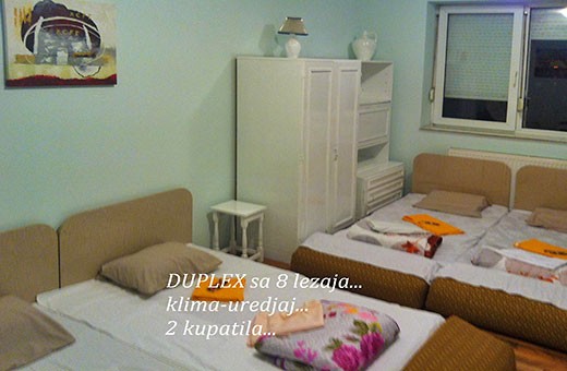 Duplex, Smeštaj Novi Sad