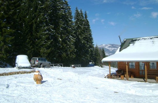 Winter time, Boarding house Nebo - Village Rudno