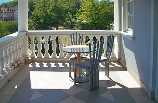 Terrace, King's apartment - Apartments Makojevic, Vrnjačka banja