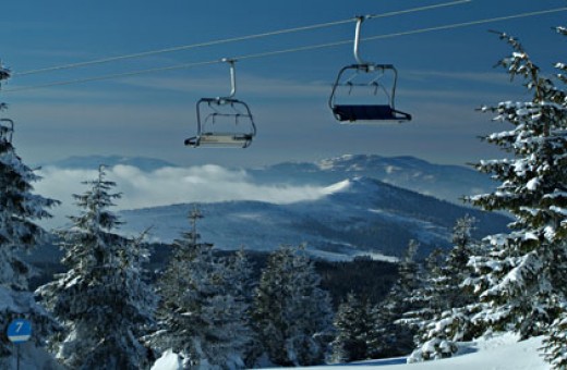 One of the ski lifts, Kopaonik