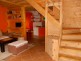 Interior staircase from the living room, Log cabin Vrdnik - Banja Vrdnik