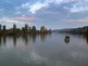 The river Danube near Grocka near Belgrade