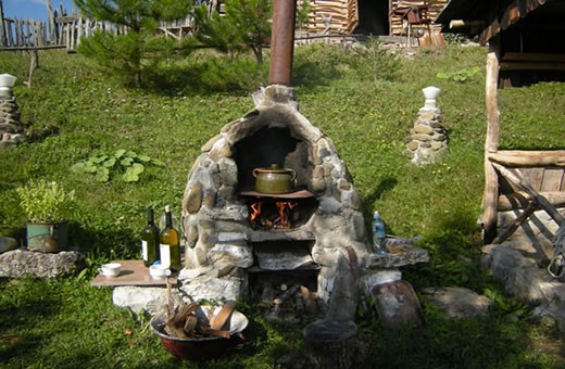 Outside grill, Ethno house Cerova kosa - Mokra Gora