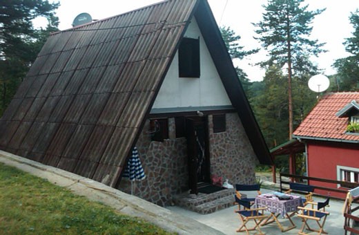 Terrace in front of cottage, Divčibarska Vikendica - Divčibare